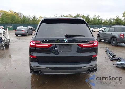 2021 BMW X7 xDrive40I from USA, damaged, VIN 5UXCW2C02M9F55053